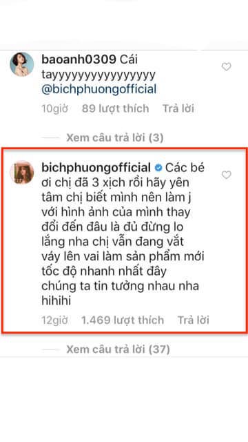 Thấy fan thất vọng vì hình ảnh sexy, Bích Phương lên tiếng trấn an: Đã đầu 3 nên biết nên làm gì
