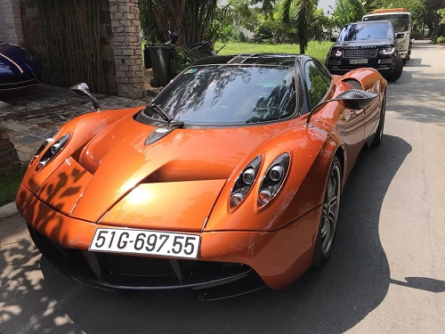Siêu phẩm Pagani Huayra độc nhất Việt Nam ra biển số