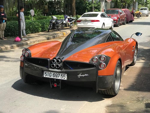 Siêu phẩm Pagani Huayra độc nhất Việt Nam ra biển số