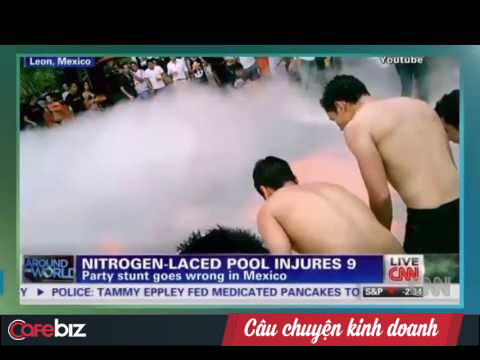 Hãng rượu đổ thẳng nitơ lỏng vào hồ bơi cho đẹp khiến 9 vị khách suýt chết ngạt