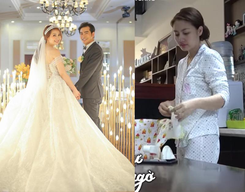 Mỹ nhân Việt sau đám cưới: người sang chảnh, người thì toàn mặc đồ bộ chăm con