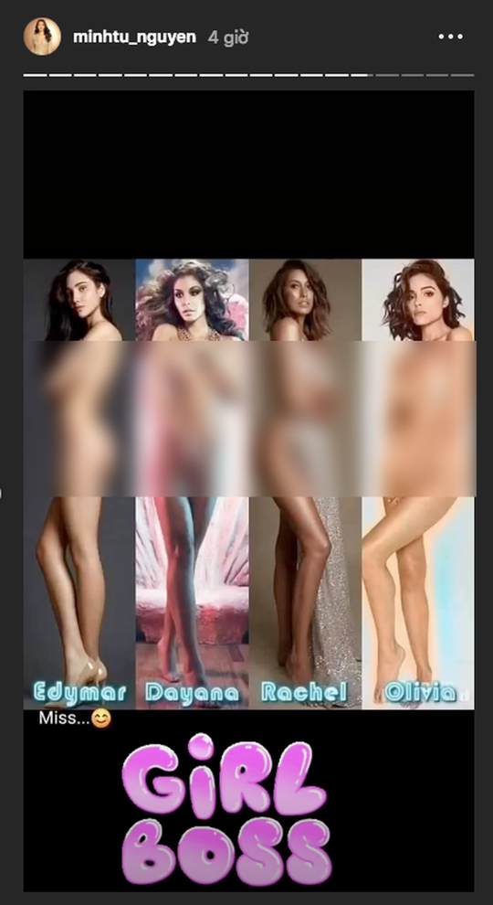 Minh Tú đáp trả khi bị tố chụp ảnh nude còn bon chen đi thi hoa hậu