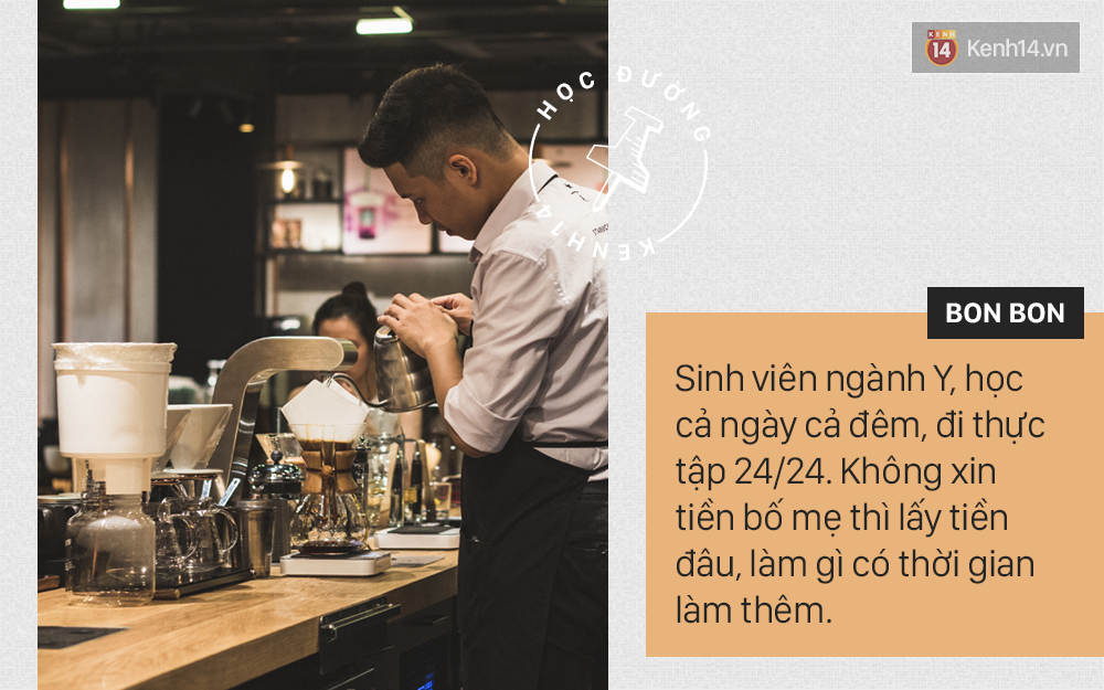 Sinh viên nếu nhà không quá khó khăn thì đừng nên đi làm thêm bưng bê, phục vụ 12k/h đến mức ảnh hưởng việc học