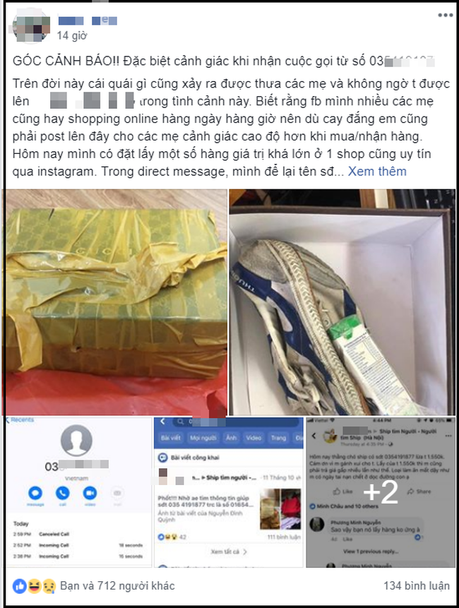 Mất hơn triệu rưỡi để mua 1 đôi giày bata rách, cô gái choáng váng với thủ đoạn lừa đảo tinh vi của shipper Mất hơn triệu rưỡi để mua 1 đôi giày bata rách, cô gái choáng váng với thủ đoạn lừa đảo tinh vi của shipper