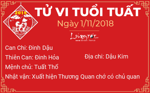 Tử vi Thứ 5 ngày 1/11/2018 của 12 con giáp: Dần, Tý có điềm báo xấu, Dậu tiền vào như nước