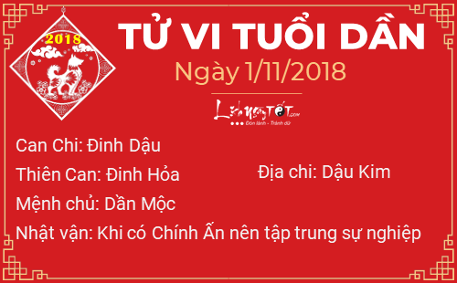 Tử vi Thứ 5 ngày 1/11/2018 của 12 con giáp: Dần, Tý có điềm báo xấu, Dậu tiền vào như nước
