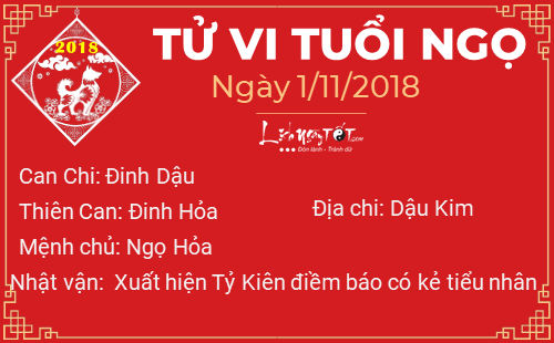 Tử vi Thứ 5 ngày 1/11/2018 của 12 con giáp: Dần, Tý có điềm báo xấu, Dậu tiền vào như nước