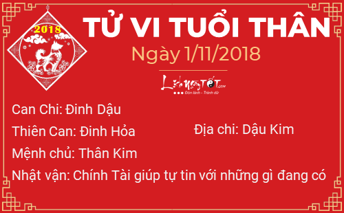 Tử vi Thứ 5 ngày 1/11/2018 của 12 con giáp: Dần, Tý có điềm báo xấu, Dậu tiền vào như nước
