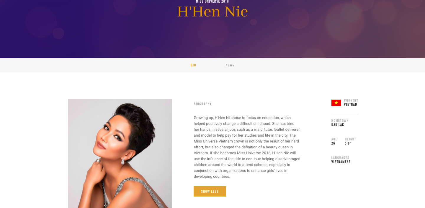 HHen Niê chính thức xuất hiện trên trang chủ Miss Universe: Cuộc chiến so kè nhan sắc chuẩn bị bắt đầu!