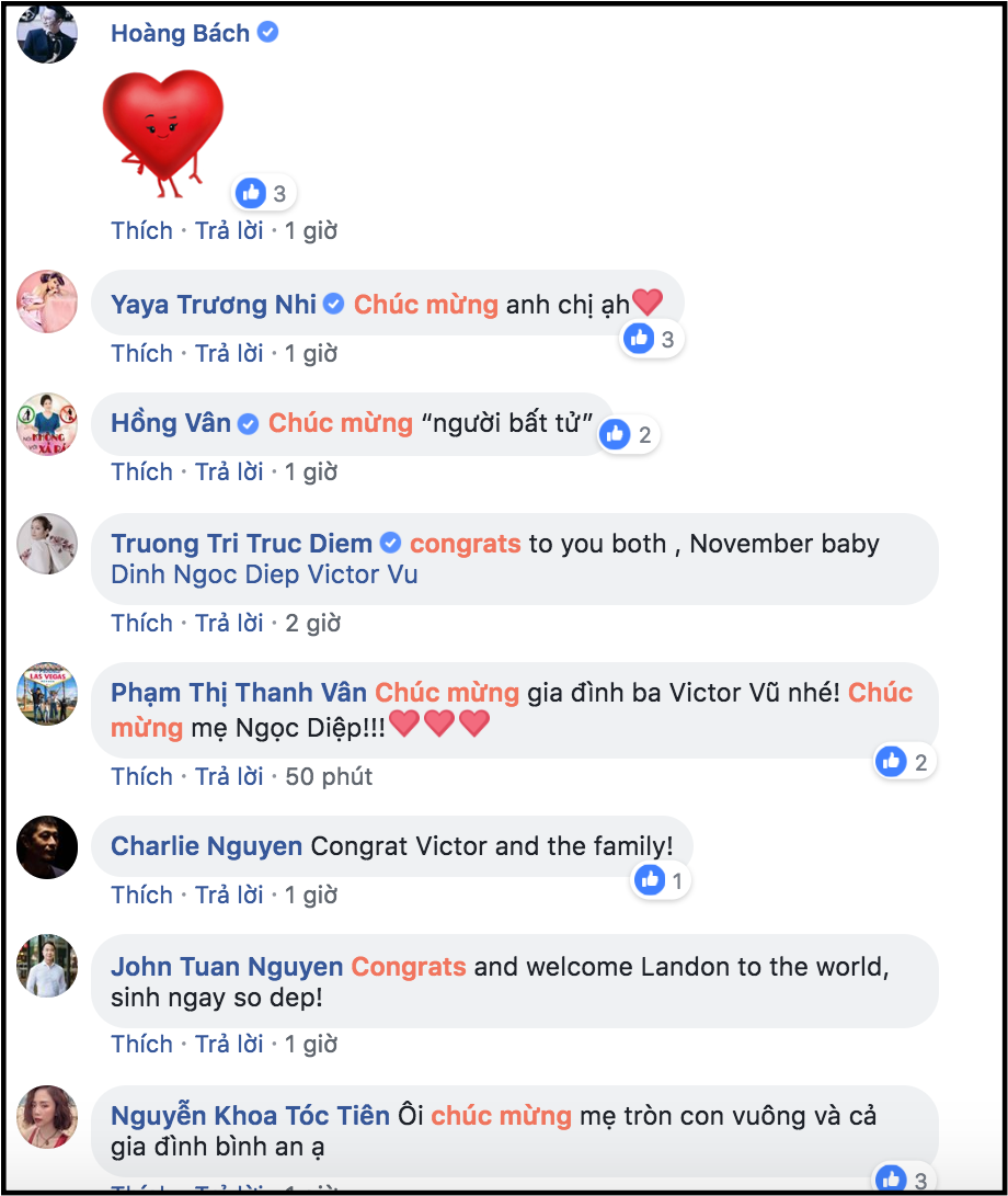 Cậu ấm đầu lòng của đạo diễn Người bất tử đã chào đời đúng sáng ngày đầu tiên của tháng 11