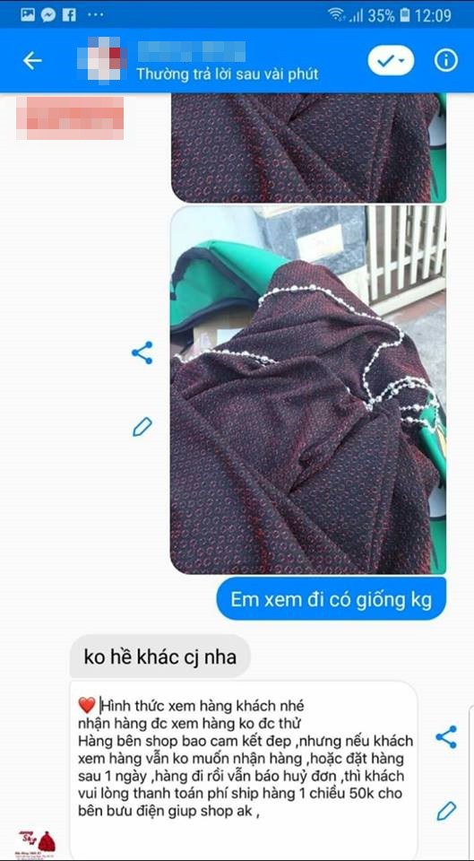 Bị chê đăng ảnh 1 đằng bán 1 nẻo, chủ shop trở mặt, mắng khách: Con này bị động kinh ạ? Bị chê đăng ảnh 1 đằng bán 1 nẻo, chủ shop trở mặt, mắng khách: Con này bị động kinh ạ?