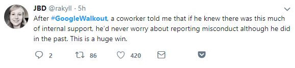 Ảnh nhân viên Google đình công chống quấy rối tình dục trên toàn cầu