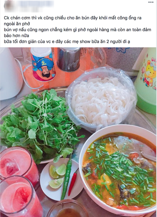 Chán cơm nấu bún, vợ trẻ nhận vô số lời khen với bữa ăn hoàn hảo cho tới khi bị hỏi về cốc nước lạ