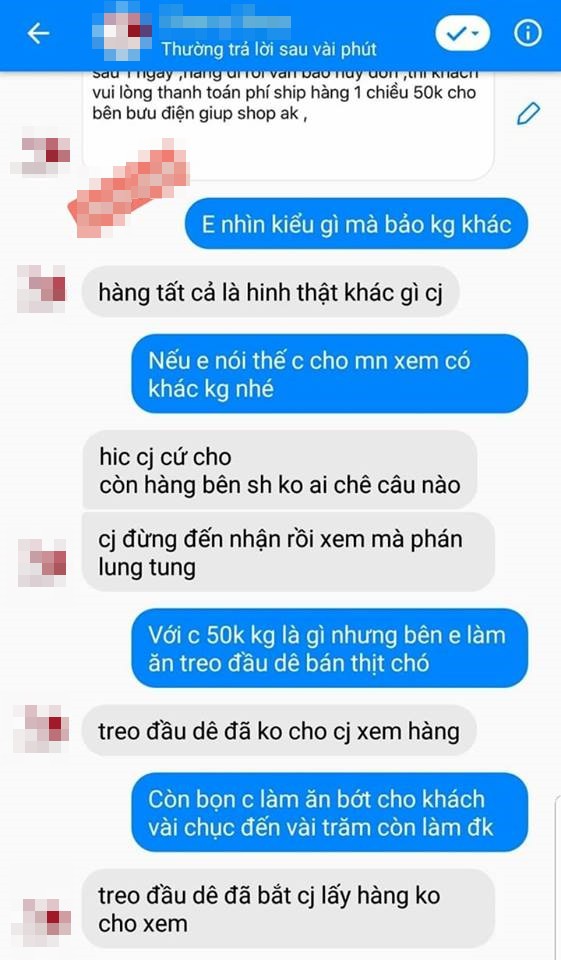 Phản hồi treo đầu dê bán thịt chó, chủ shop trở mặt chửi khách: Mày bị động kinh à