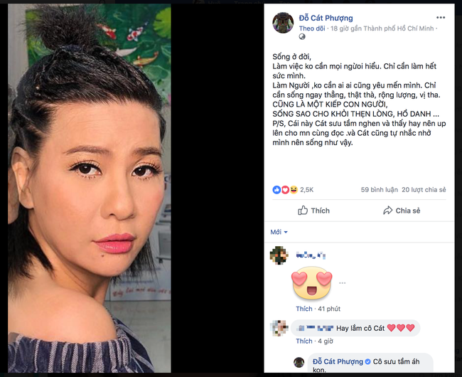 Bị nghi ngờ đứng sau vụ ồn ào của Kiều Minh Tuấn - An Nguy, Cát Phượng bất ngờ chia sẻ sống không thẹn với lòng