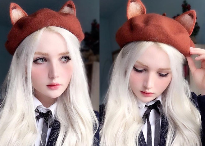 Hot girl 19 tuổi xinh như búp bê, được gọi là tiên nữ giáng trần