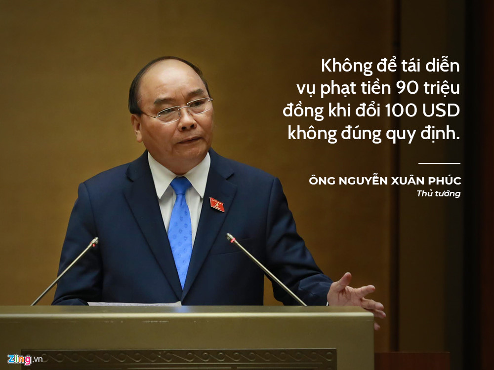Vụ đổi 100 USD bị phạt 90 triệu làm nóng nghị trường Quốc hội