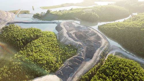 Đại công trường than trái phép núp bóng nghĩa trang ở Quảng Ninh