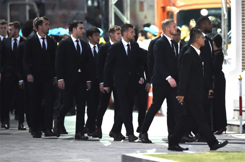 Cầu thủ Leicester có mặt tại Bangkok, viếng cố Chủ tịch Vichai