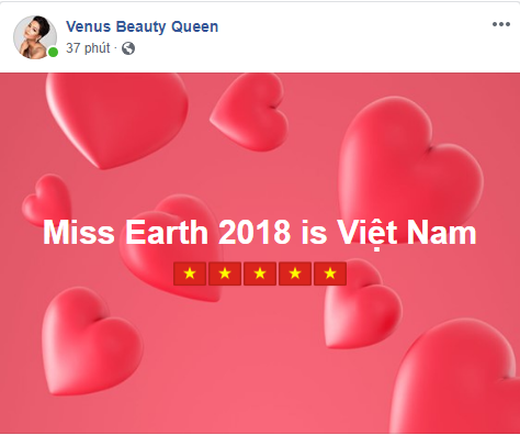 Sao Việt nô nức chúc mừng Phương Khánh đăng quang Hoa hậu Trái Đất 2018 Sao Việt nô nức chúc mừng Phương Khánh đăng quang Hoa hậu Trái Đất 2018