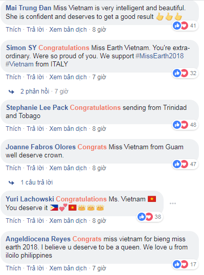 Cư dân mạng quốc tế khen ngợi Phương Khánh thông minh và xinh đẹp, xứng đáng đăng quang Miss Earth 2018