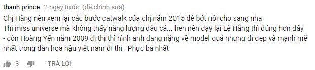 Chê H’Hen Niê catwalk xấu và không có tâm, Lệ Hằng bị khán giả ném đá dữ dội