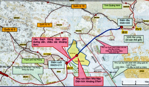 Mặt cầu hơn 7.000 tỷ đồng trên cao tốc Hạ Long bị lún, võng