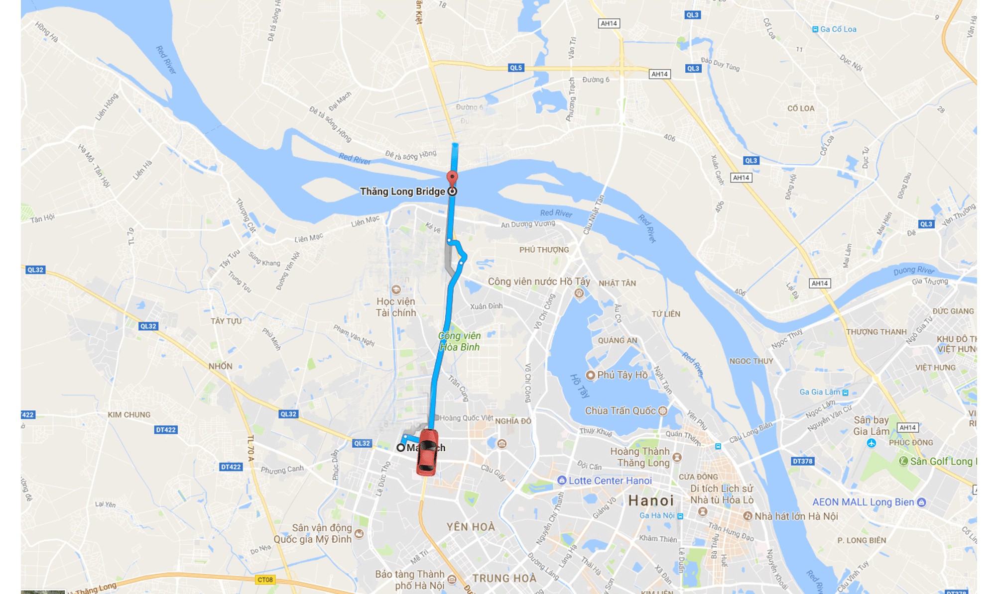 Toàn cảnh tuyến đường 8500 tỷ đồng đang tác động mạnh mẽ lên thị trường bất động sản phía bắc thủ đô