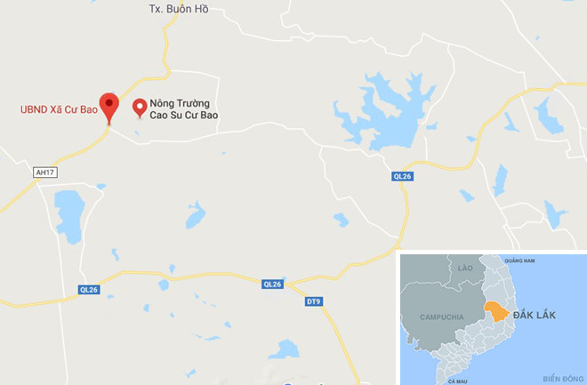 Chủ tịch xã chết trong tư thế treo cổ trên cây sầu riêng