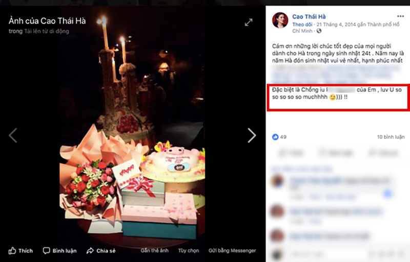 Bạn trai tin đồn của Minh Hằng hóa ra lại từng được diễn viên Cao Thái Hà gọi là chồng yêu?