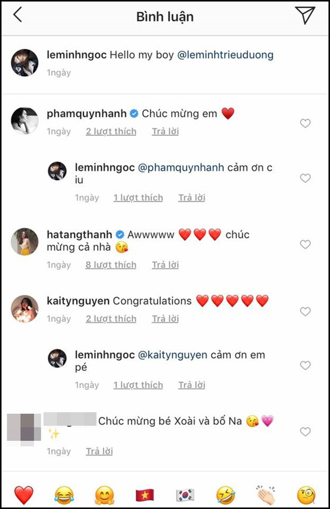 Vừa chào đời đã được cả Tăng Thanh Hà, Phạm Quỳnh Anh lẫn Bảo Anh chúc mừng, em bé may mắn này là ai?