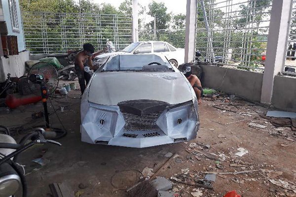 Chàng trai Hà Tĩnh độ Daewoo đồng nát 50 triệu thành siêu xe mui trần