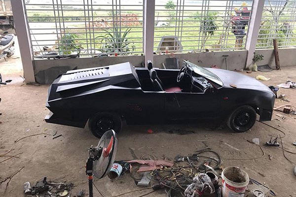Chàng trai Hà Tĩnh độ Daewoo đồng nát 50 triệu thành siêu xe mui trần