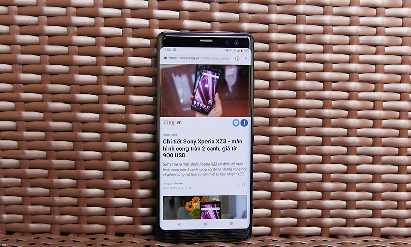 Chi tiết Sony Xperia XZ3 - giá 20 triệu, không bán chính hãng ở Việt Nam