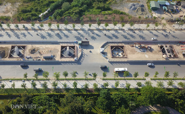 Video ảnh Flycam: Đường vành đai 1.500 tỷ/km ở Hà Nội sau 1 năm thi công