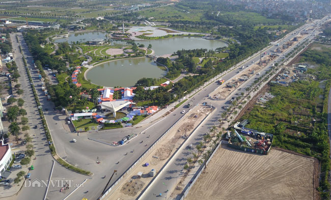 Video ảnh Flycam: Đường vành đai 1.500 tỷ/km ở Hà Nội sau 1 năm thi công