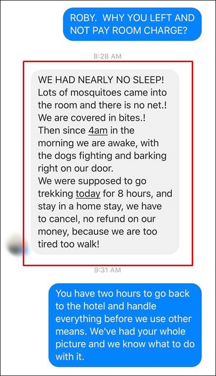 Khách Tây bùng tiền phòng ở Sapa vì nhiều muỗi và chó sủa: Người đàng hoàng sẽ không bỏ đi như vậy!