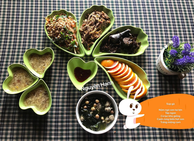 Mang không quá 200k đi chợ, mẹ trẻ 3 con khiến ai nấy sững sờ vì mâm cơm sang trọng, đẹp mắt như nhà hàng