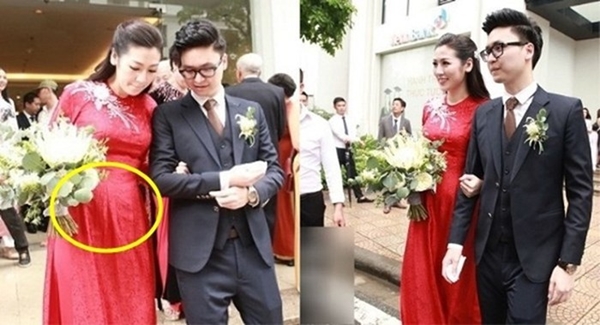 Á hậu Tú Anh liên tục lộ ảnh vòng 2 lớn trước nghi vấn mang bầu