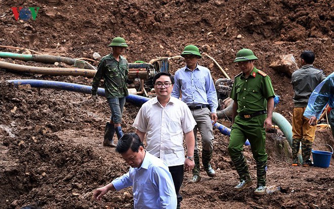 Sập mỏ vàng ở Hòa Bình: Hình ảnh cứu hộ ngày thứ 5 liên tiếp