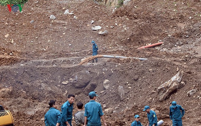 Sập mỏ vàng ở Hòa Bình: Hình ảnh cứu hộ ngày thứ 5 liên tiếp