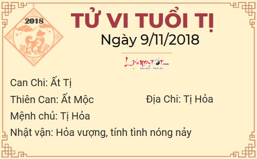 Tử vi thứ 6 ngày 9/11/2018 của 12 con giáp: Ngọ bị tiền đập choáng váng, Tị có tiểu nhân phá hoại