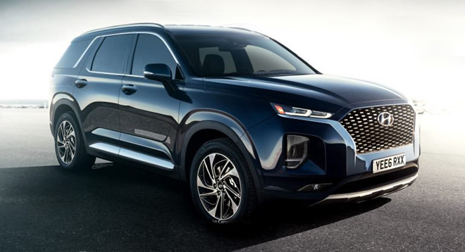 Palisade lộ diện, như chiếc Santa Fe có thêm hàng ghế