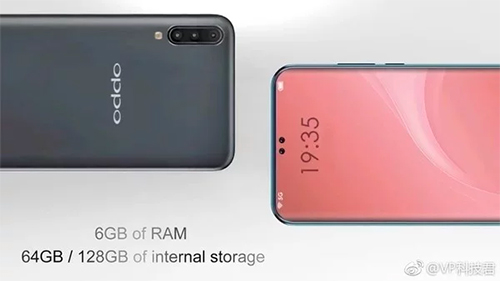 Smartphone hai camera trước dưới màn hình của Oppo lộ diện Smartphone hai camera trước dưới màn hình của Oppo lộ diện