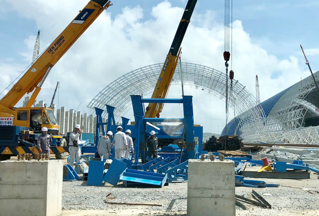 Cận cảnh nhà máy thép 60 nghìn tỷ của tỷ phú Trần Đình Long sau 20 tháng khởi công