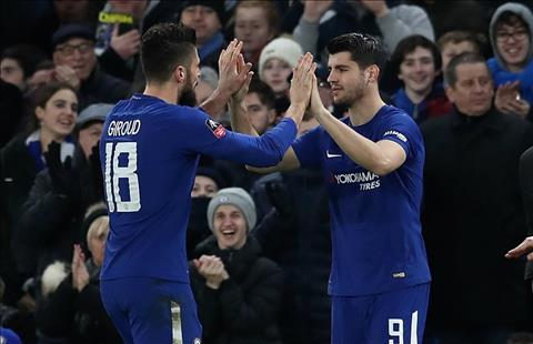 Morata và Giroud sẽ giúp hàng công Chelsea bùng nổ