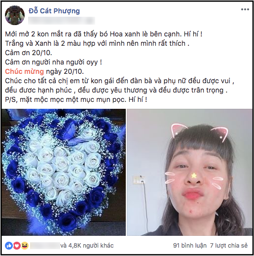 Sau loạt ồn ào tình cảm, Cát Phượng khẳng định chủ quyền bằng cách xăm tên Kiều Minh Tuấn lên tay