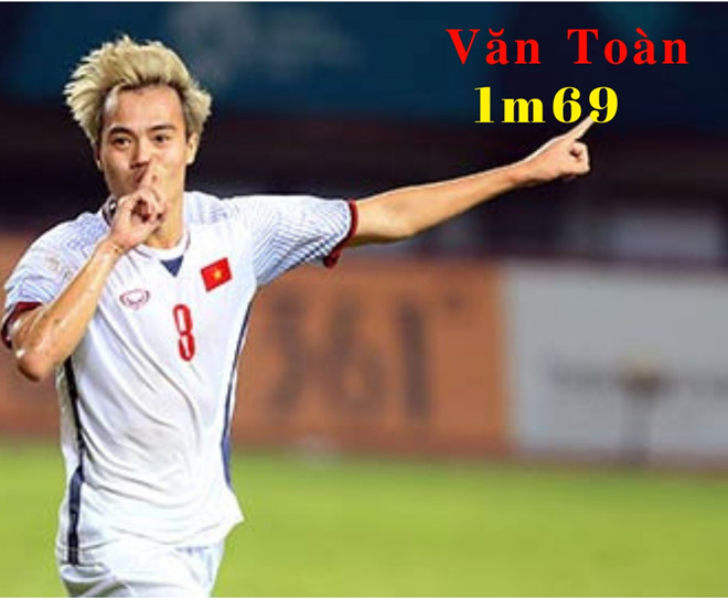 Dân mạng thích thú so sánh chiều cao các cầu thủ đội tuyển Việt Nam Dân mạng thích thú so sánh chiều cao các cầu thủ đội tuyển Việt Nam
