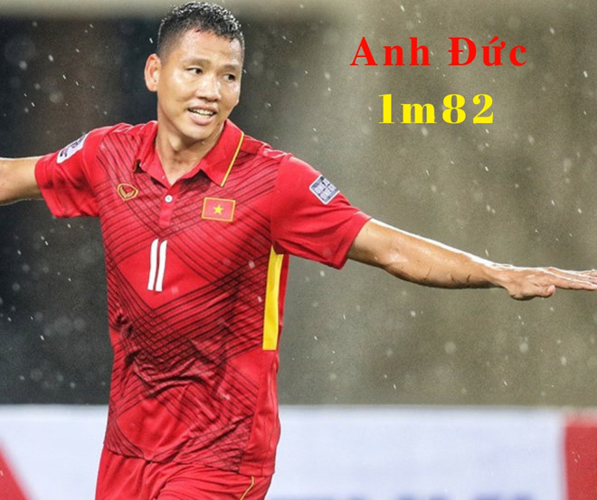 Dân mạng thích thú so sánh chiều cao các cầu thủ đội tuyển Việt Nam Dân mạng thích thú so sánh chiều cao các cầu thủ đội tuyển Việt Nam