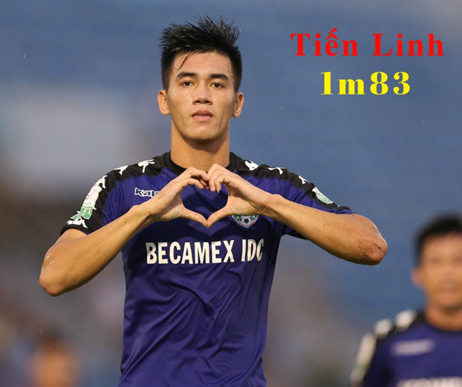 Dân mạng thích thú so sánh chiều cao các cầu thủ đội tuyển Việt Nam